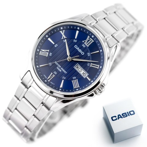Casio ZEGAREK MĘSKI CASIO MTP-1384D-2A + BOX