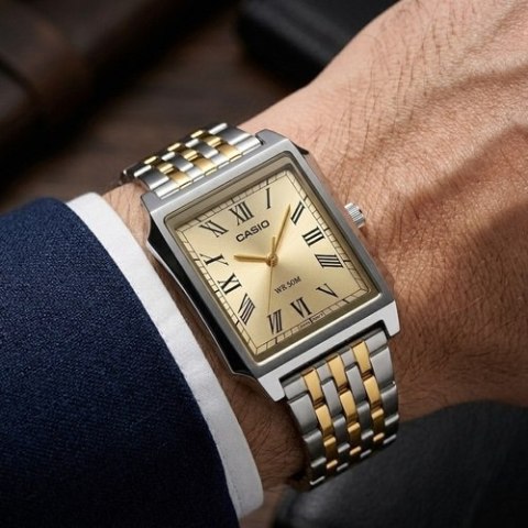 Casio ZEGAREK MĘSKI CASIO MTP-B190SG-9B + BOX