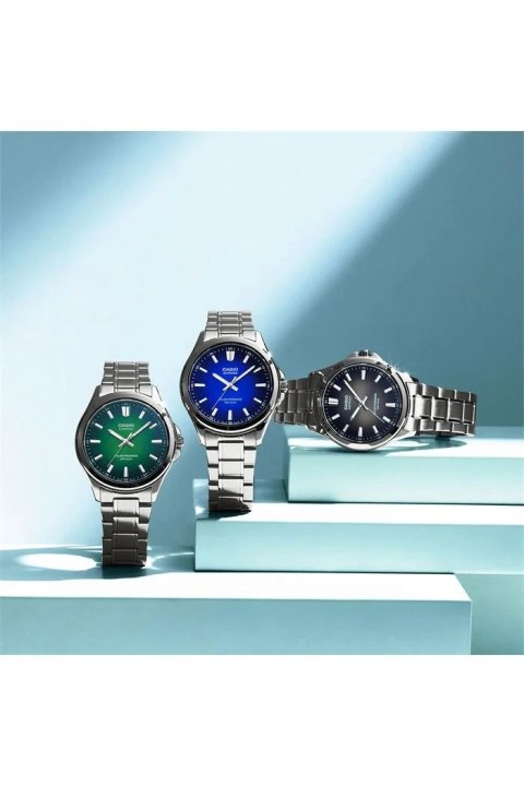 Casio ZEGAREK MĘSKI CASIO MTS-RS100D-1A SZAFIR SOLAR + BOX