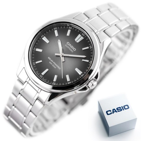 Casio ZEGAREK MĘSKI CASIO MTS-RS100D-1A SZAFIR SOLAR + BOX