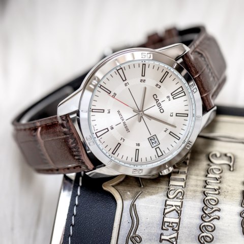 Casio Zegarek Męski Casio MTP-V004L-7CUDF (zd251d) + BOX