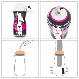 Masturbator wibrujący Lovetoy Sex In A Can Lotus cyber skóra 16 cm