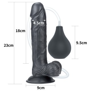 Dildo Lovetoy squirt realistyczne 23 cm czarne