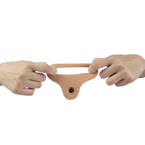 Dildo analne podwójnie wibrujące Lovetoy TPE 17.8 cm