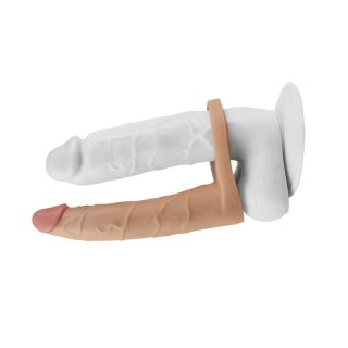 Dildo analne z pierścieniem Lovetoy TPE 18 cm