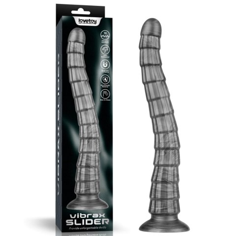 Dildo wibrujące Lovetoy Vibrax Slider USB 36,8 cm