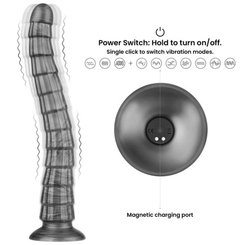 Dildo wibrujące Lovetoy Vibrax Slider USB 36,8 cm