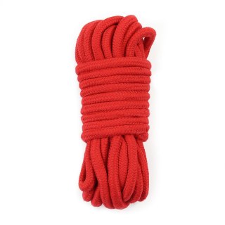 Lina bondage Lovetoy bawełniana czerwona 10 m 8 mm