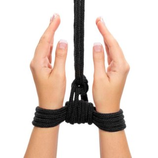 Lina bondage bawełniana Lovetoy czarna 10 m