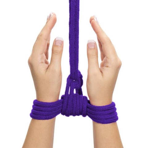 Lina bondage bawełniana Lovetoy fioletowa 10 m
