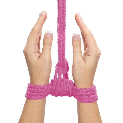 Lina bondage bawełniana Lovetoy różowa 10 m