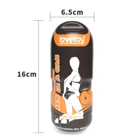 Masturbator analny wibrujący Lovetoy cyber skóra 16 cm