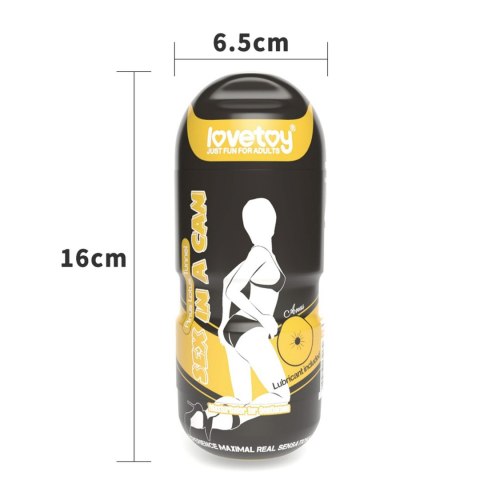 Masturbator analny wibrujący Lovetoy cyber skóra 16 cm
