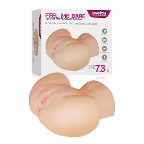 Masturbator cyber-skóra Lovetoy Feel Me Bare Perfect Pussy Ass