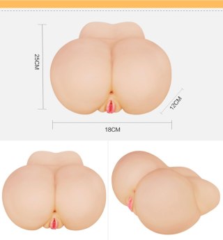 Masturbator cyber skóra Lovetoy Feel Me Bare Perfect Pussy&Ass