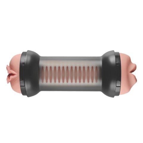 Masturbator podwójny Lovetoy usta i pochwa TPE 22 cm