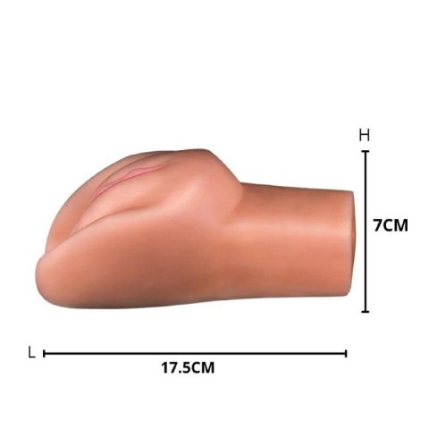 Masturbator wibrujący Lovetoy CyberSkin cielisty 18 cm