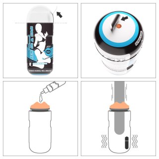 Masturbator wibrujący Lovetoy Sex In A Can usta 16 cm