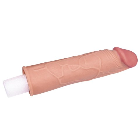 Przedłużka na penisa Lovetoy TPE brązowa 17 cm