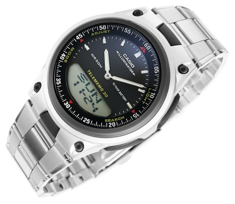 CASIO Zegarek Męski CASIO DUAL AW-80D-1AVDF + BOX