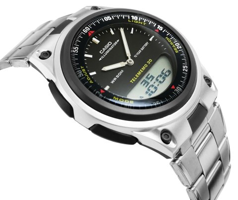 CASIO Zegarek Męski CASIO DUAL AW-80D-1AVDF + BOX
