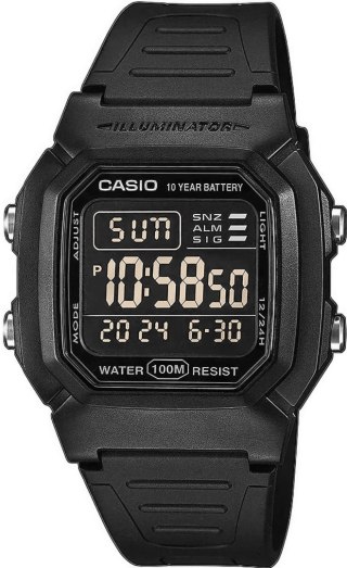 CASIO Zegarek Męski CASIO W-800H-1BVDF + BOX