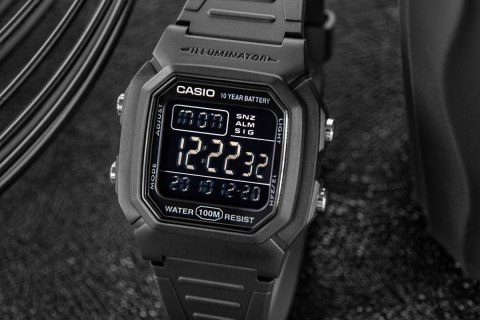 CASIO Zegarek Męski CASIO W-800H-1BVDF + BOX