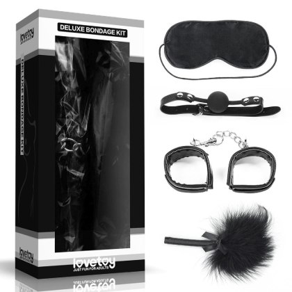 Zestaw deluxe bondage Lovetoy czarny