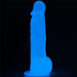 Dildo Lovetoy Lumino Play świecące niebiesko 21.5 cm
