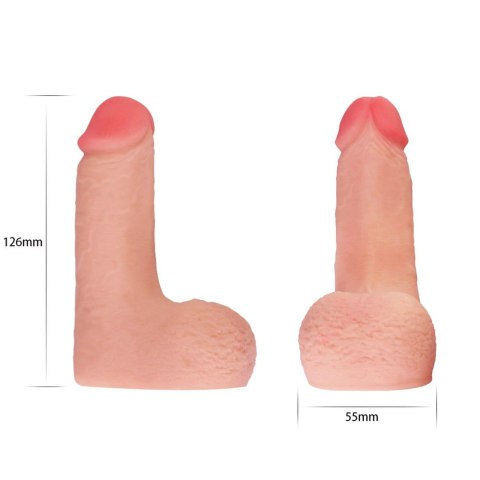 Dildo miękkie Lovetoy Skinlike TPE 12.7 cm