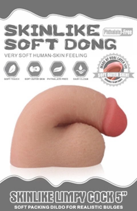 Dildo miękkie Lovetoy Skinlike TPE 12.7 cm