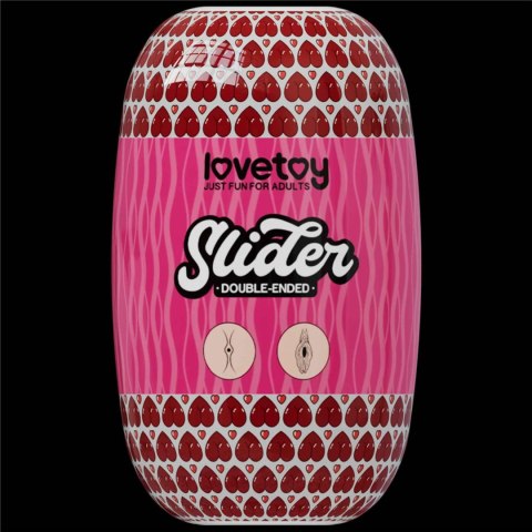 Masturbator dwustronny Lovetoy TPE cielisty 10 cm