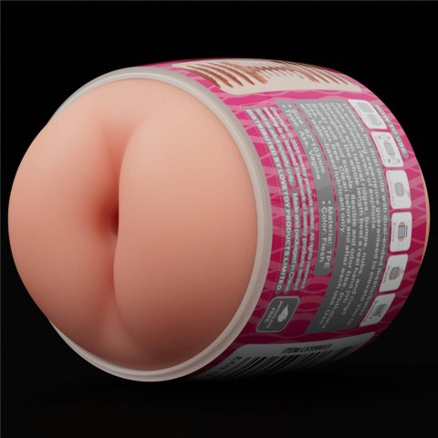 Masturbator dwustronny Lovetoy TPE cielisty 10 cm