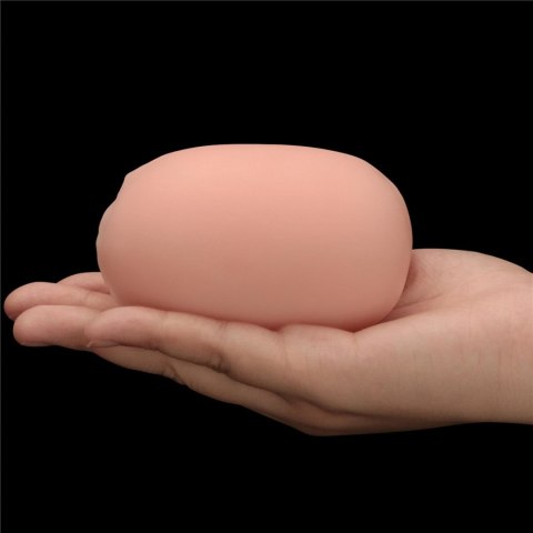 Masturbator dwustronny Lovetoy TPE cielisty 10 cm