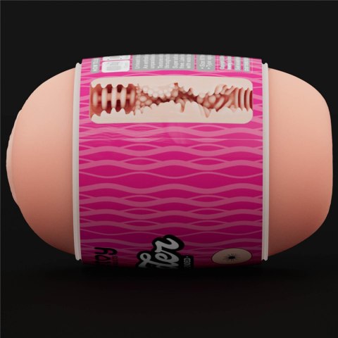 Masturbator dwustronny Lovetoy z wibracjami cielisty 10 cm