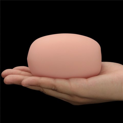 Masturbator dwustronny Lovetoy z wibracjami cielisty 10 cm