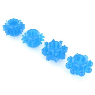 Pierścień erekcyjny Lovetoy Lumino Play niebieski 3,6 cm