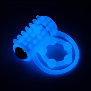 Pierścień wibrujący Lovetoy Lumino Play niebieski TPE