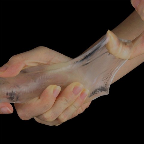 Przedłużka na penisa Lovetoy przezroczysta TPE 19 cm