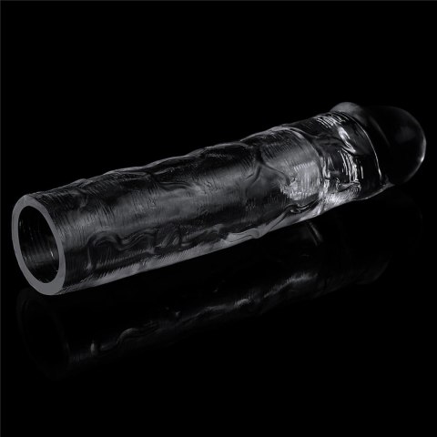 Przedłużka na penisa Lovetoy przezroczysta TPE 19 cm