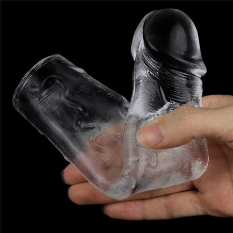 Przedłużka na penisa Lovetoy przezroczysta TPE 19 cm