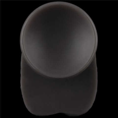 Dildo dwuwarstwowe Lovetoy giętkie czarne 40 cm