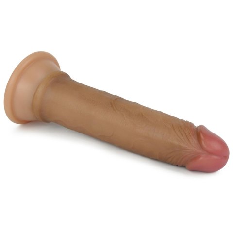Dildo dwuwarstwowe Lovetoy platynowy silikon 18 cm