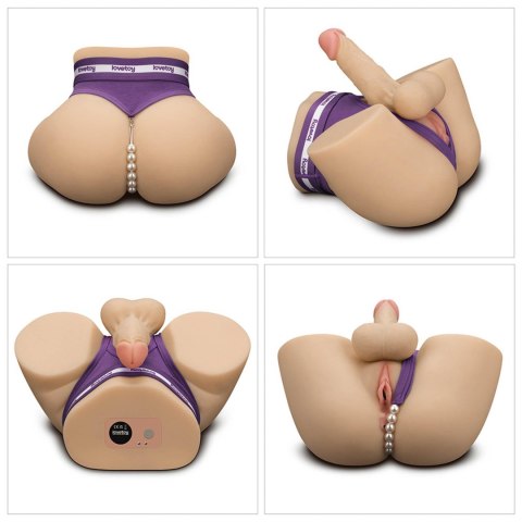 Masturbator z wibracją Lovetoy Streetgirl Dual Motor USB
