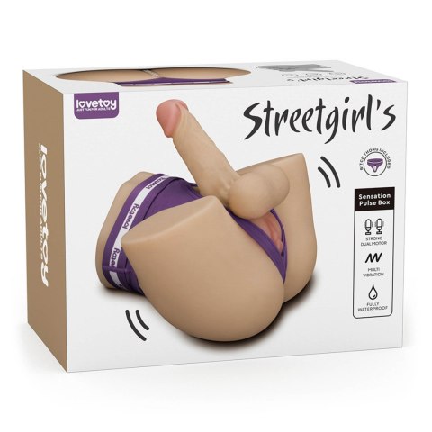 Masturbator z wibracją Lovetoy Streetgirl Dual Motor USB