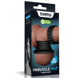 Pierścień erekcyjny silikonowy Lovetoy Twin Grip Stretcher podwójny