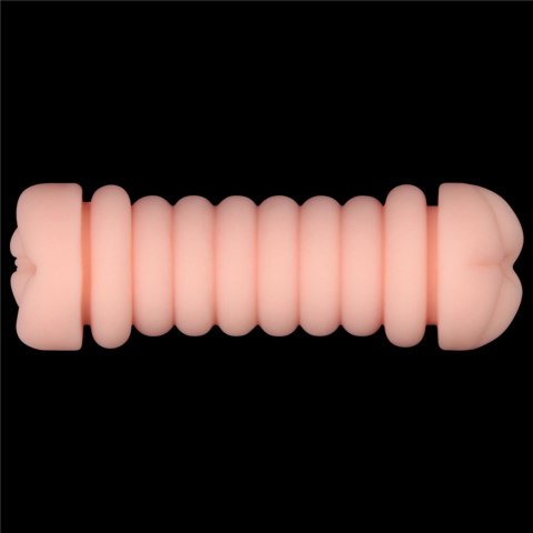 Dwustronny masturbator Lovetoy Virgin Skin TPE 22 cm