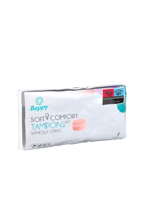 Gąbka analna Beppy Soft Comfort mokra 4 sztuki naturalna