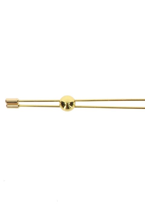 Klipsy na sutki Taboom złote 31 cm metalowe