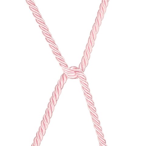 Lina bondage Lovetoy Rebellion Reign Rose jedwabista 10 m różowa